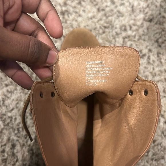 Madewell The Julien Lace-Up Lugsole Boot in Suede Size 10 - Picture 9 of 11